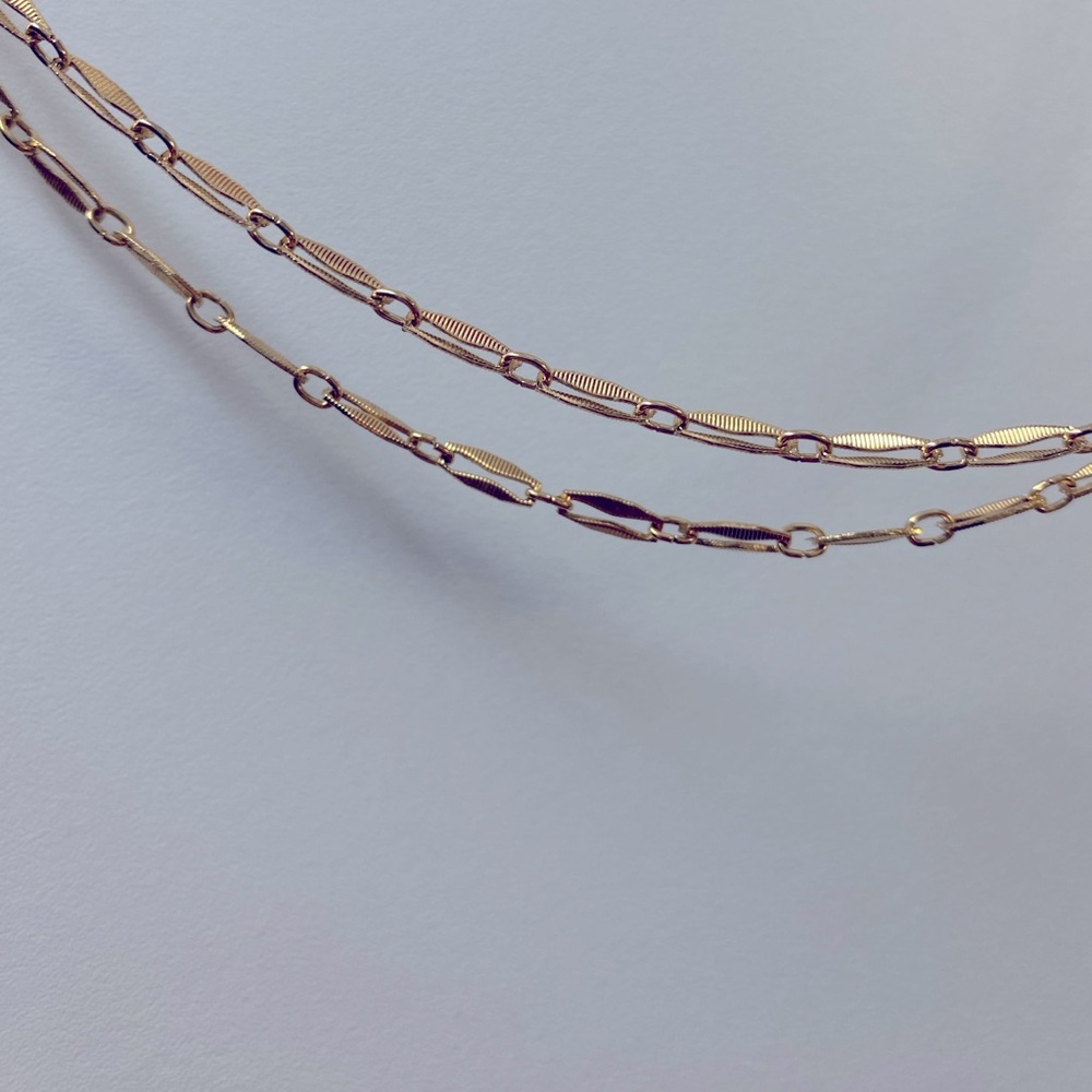 MONET GOLD TONE LINK
CHAIN NECKLACECE